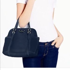Kate Spade Maise Union Square black satchel